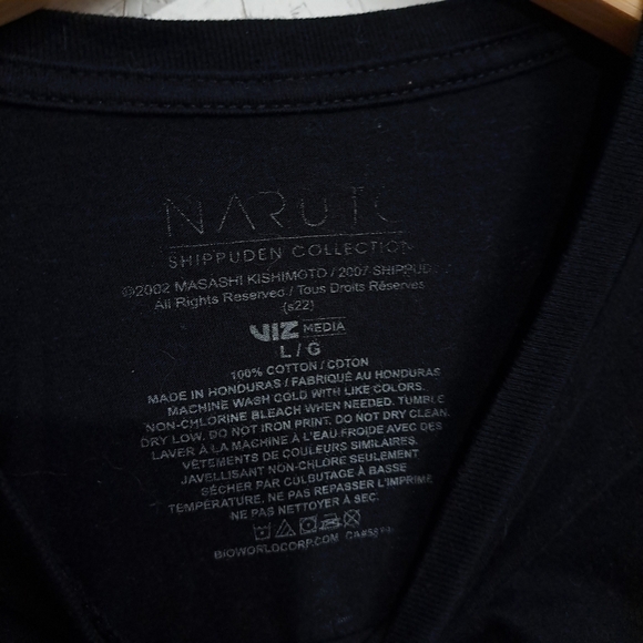 Naruto | hidden leaf village graphic anime men's t shirt - Picture 6 of 8